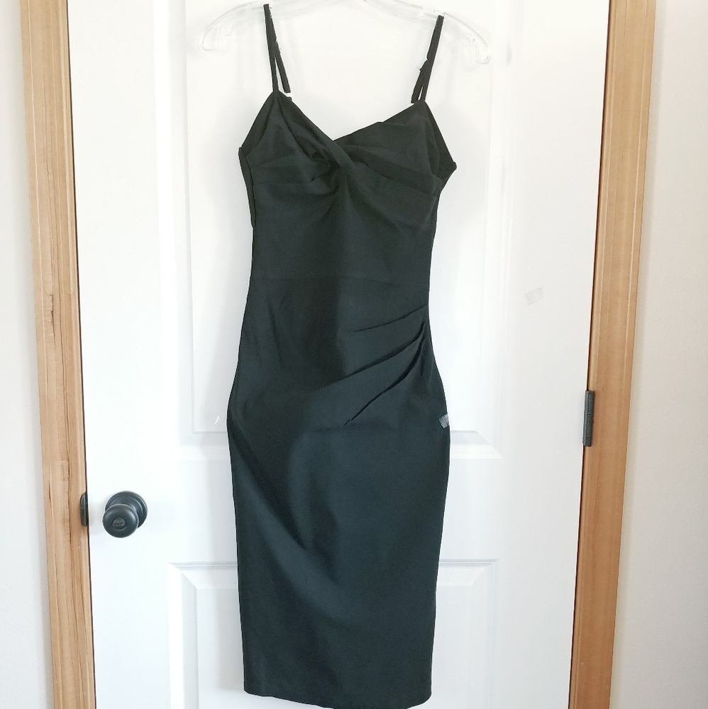 NWT midi spaghetti dress